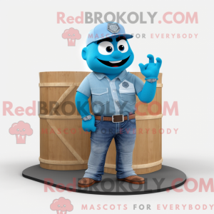 Blue Engagement Ring mascot...