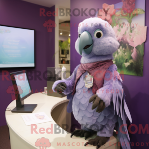 Lavender Parrot mascot...
