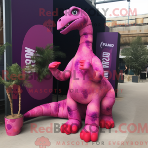 Magenta Brachiosaurus...