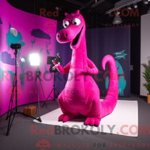 Disfraz de mascota Magenta...