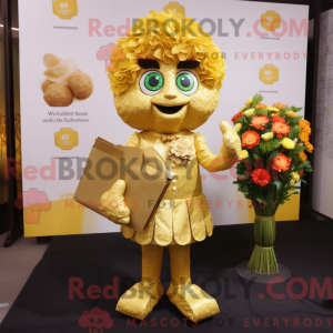 Złoty bukiet kwiatów...