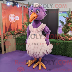Lavender Turkey mascot...
