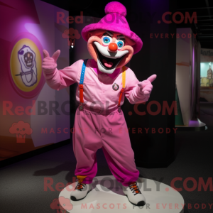 Postava maskota Pink Evil...