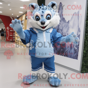 Postava maskota Sky Blue...