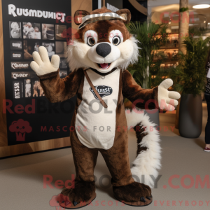 Rust Skunk mascottekostuum...