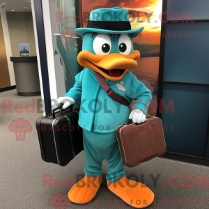 Disfraz de mascota Teal...