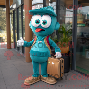 Disfraz de mascota Teal...
