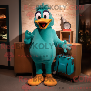 Disfraz de mascota Teal...