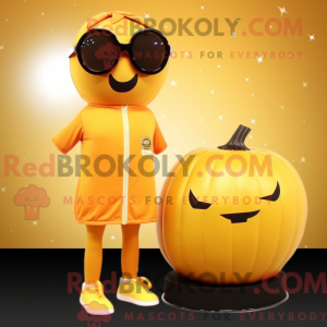 Personaggio mascotte zucca...