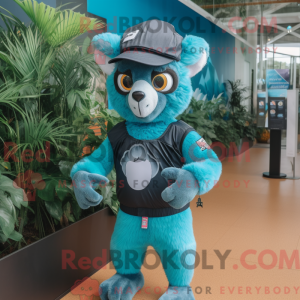 Disfraz de mascota Cyan...