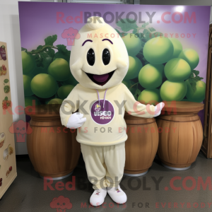 Postava maskota Cream Grape...