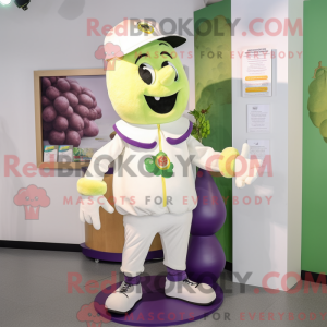 Cream Grape maskot kostume...