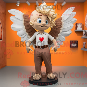 Tan Amor maskot kostume...
