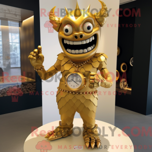 Máscara de Demônio de Ouro...