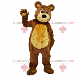 Sweet teddy bear mascot - Redbrokoly.com