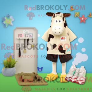 Beiges Maskottchenkostüm...