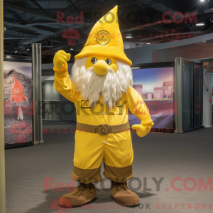 Yellow Wizard mascot...