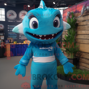 Disfraz de mascota Cyan...
