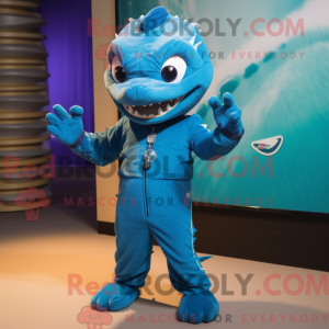 Disfraz de mascota Cyan...