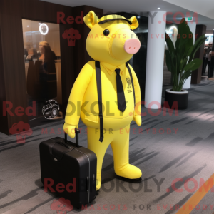 Citrongul so maskot kostume...