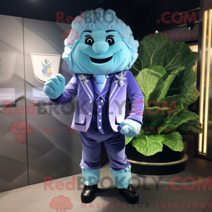 Sky Blue Cabbage maskot...