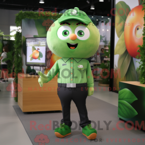 Forest Green Apricot mascot...
