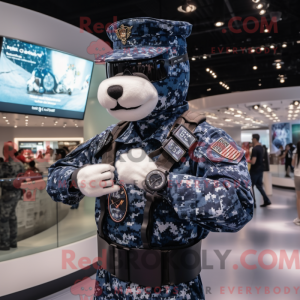 Navy Navy Soldier mascot...