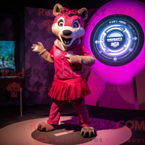 Disfraz de mascota Magenta...