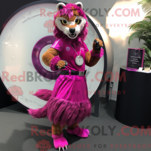 Disfraz de mascota Magenta...