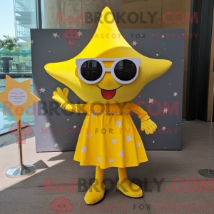 Yellow Starfish mascot...