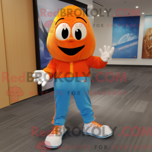 Sky Blue Orange mascot...