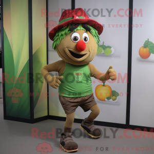 Olive Scarecrow mascot...