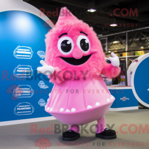 Costume mascotte de Pink...