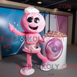 Pink Candy maskotdraktfigur...