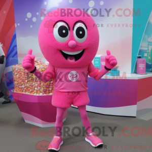 Pink Candy Maskottchen...