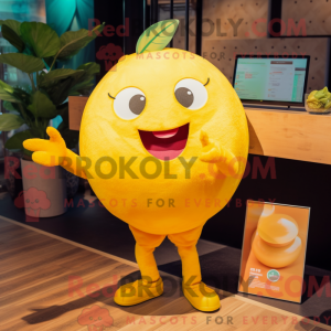 Yellow Grapefruit mascot...