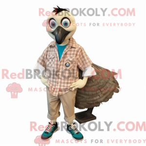 Costume mascotte de paon...
