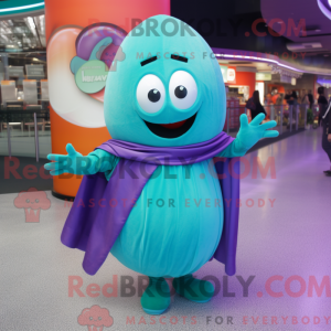 Turquoise Eggplant mascot...