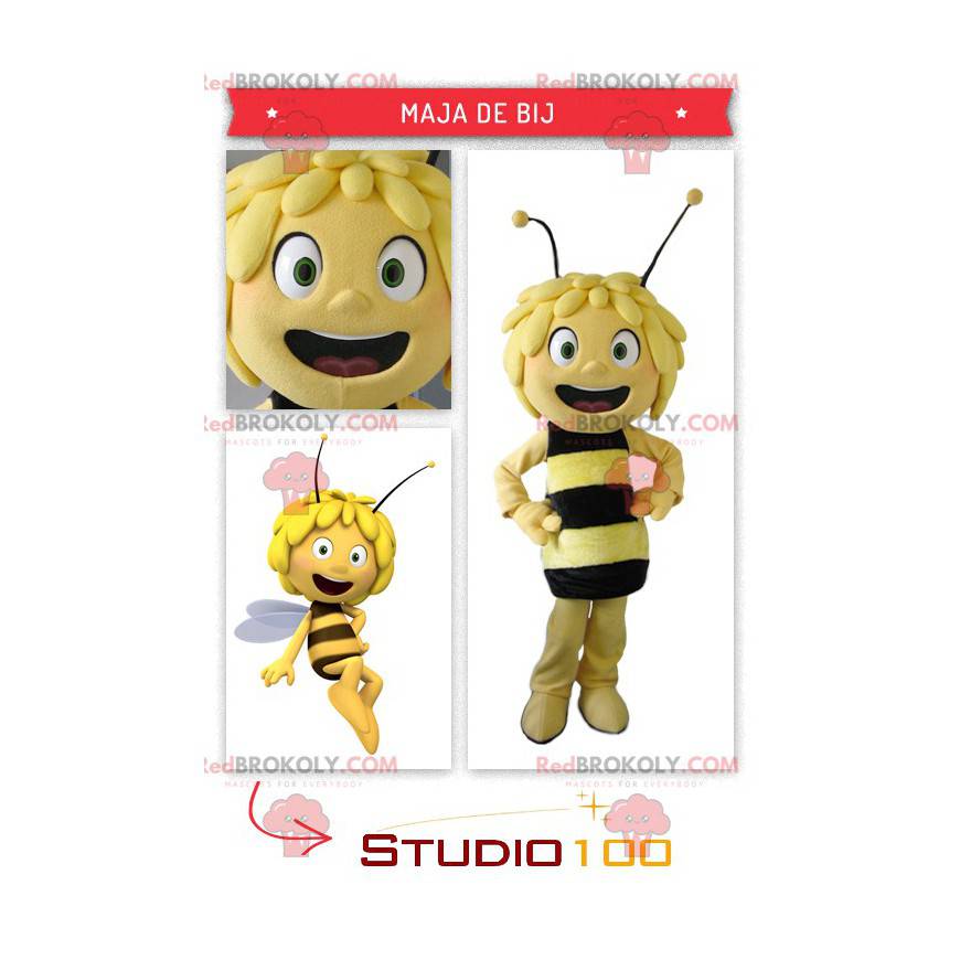 Beautiful Maya the Bee mascot - Redbrokoly.com