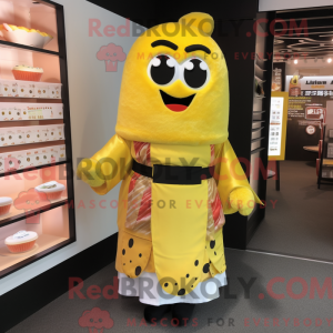 Gul Sushi maskot kostume...