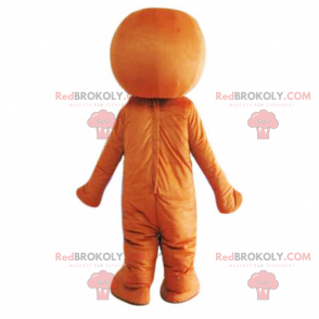 Mascota del hombre de pan de jengibre - Redbrokoly.com