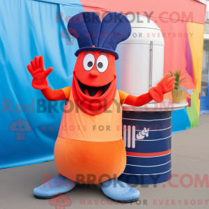 Navy Shrimp Scampi mascot...