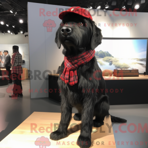 Máscara de cão preto com...