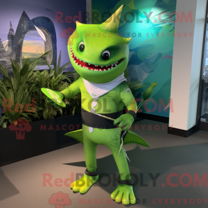 Disfraz de mascota pez...