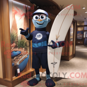 Navy Surfboard maskot...