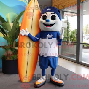 Navy Surfboard Maskottchen...