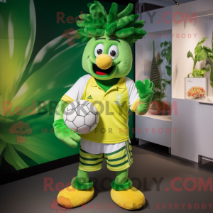 Lime Green Pineapple mascot...