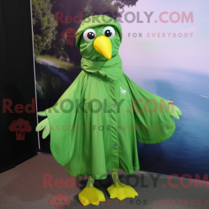 Lime Green Gull mascot...