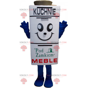 Mascotte de pancarte publicitaire - Redbrokoly.com