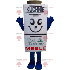 Mascotte de pancarte publicitaire - Redbrokoly.com